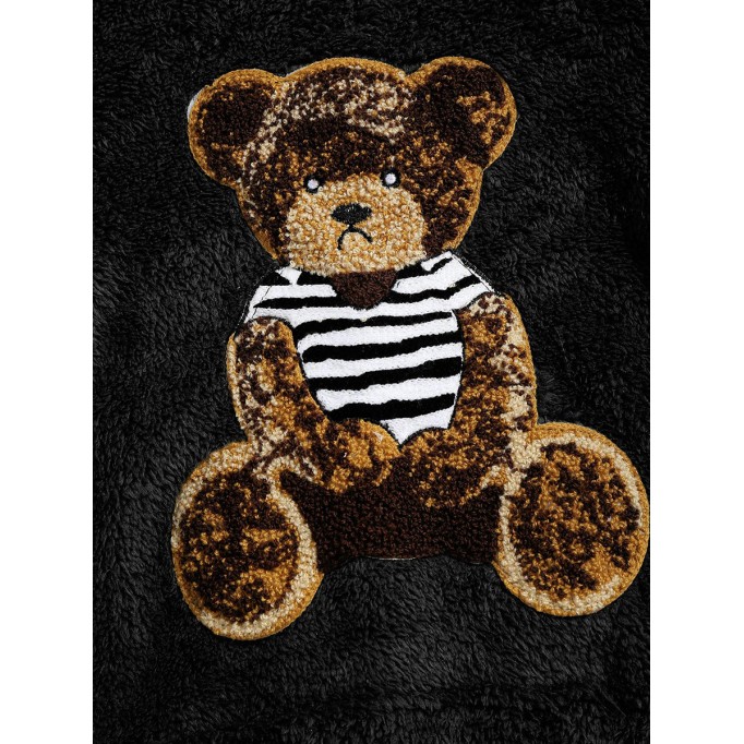 Bear Terry Embroidered Pullover