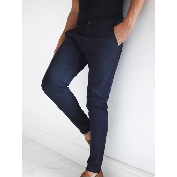 Blue Stretch Twill Men's Pants