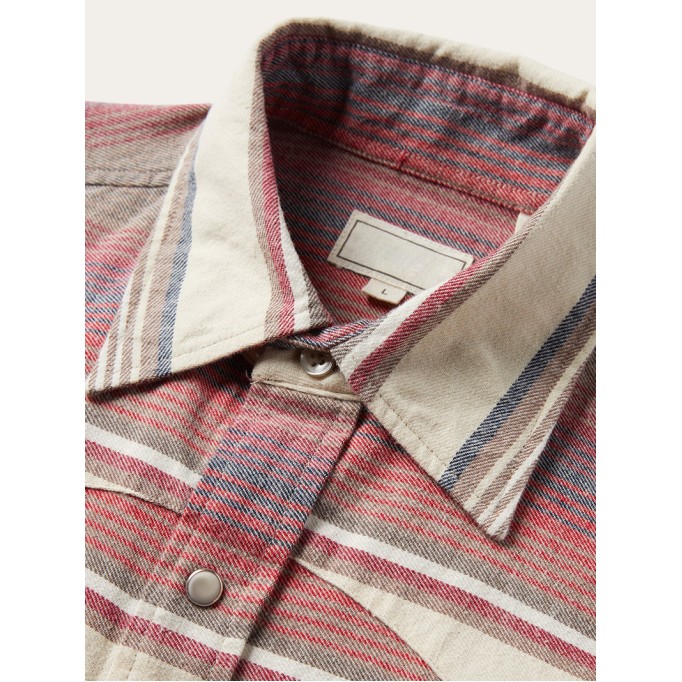 Brushed Twill Striped Shirt