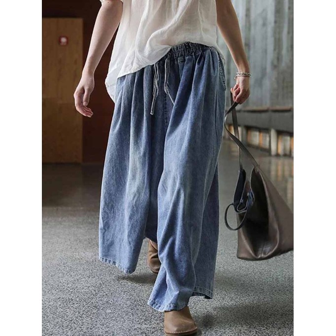 Cotton Original Loose Wide Leg Pants