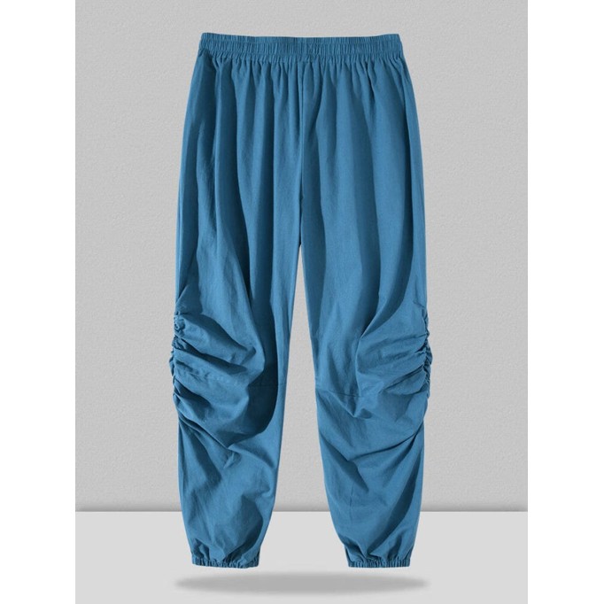 Linen Lace-Up Pants - Lightweight & Breathabl