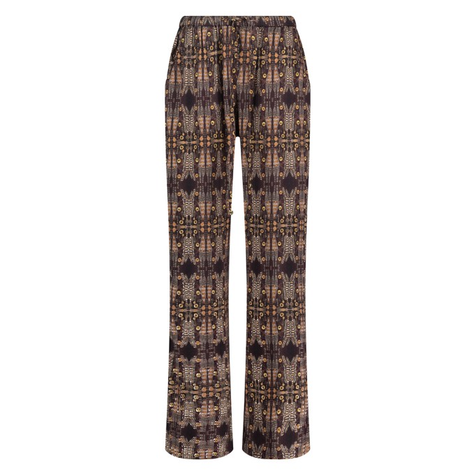 Loose Print Casual Breeze Trousers