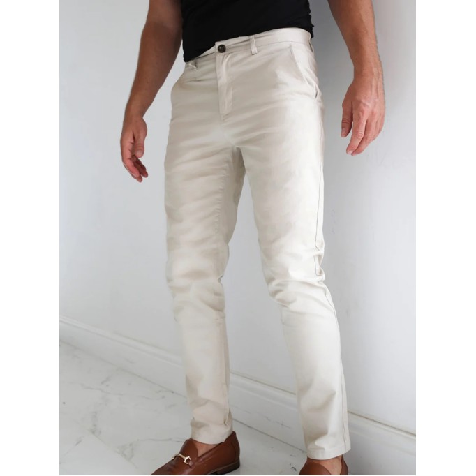 Men's Apricot Stretch Twill Pants