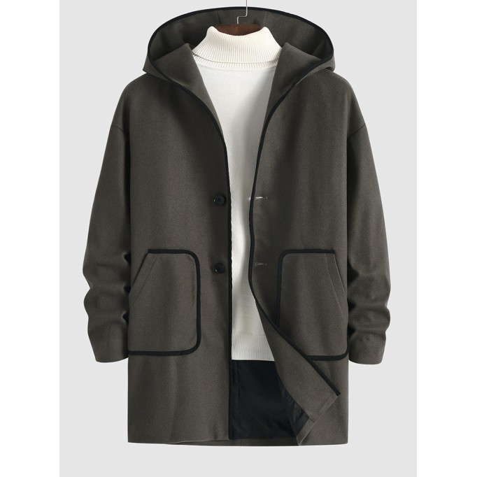 Men's Casual Oversized Coat Jacket