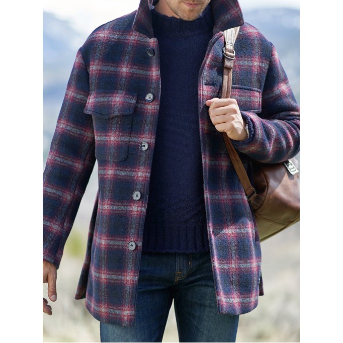 Men's Casual Oversized Coat Jacket