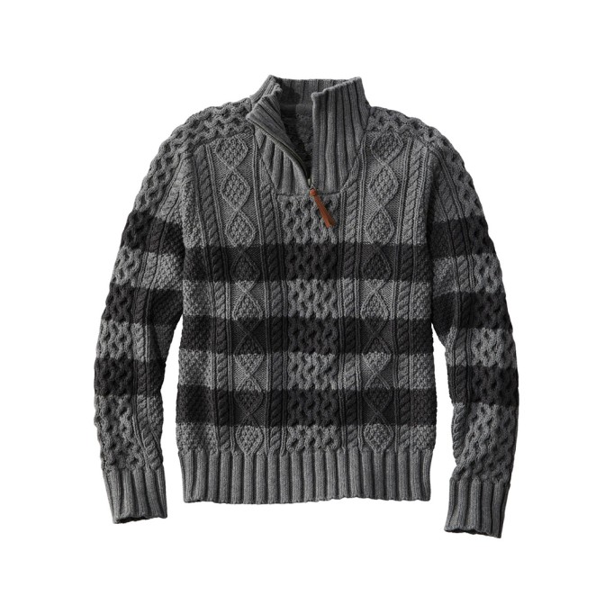 Men's Iconic Cotton Quarter-Zip Sweater