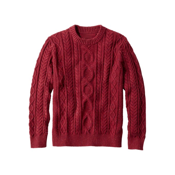 Men's soft cotton crew neck sweater