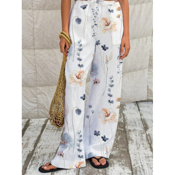 Vintage women's printed pants