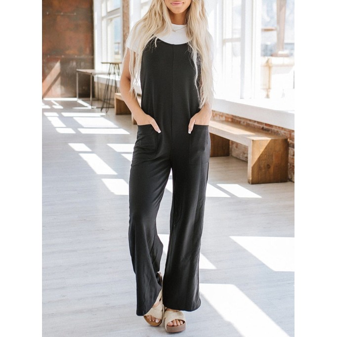 Woman's Wide Leg Jumpsuit