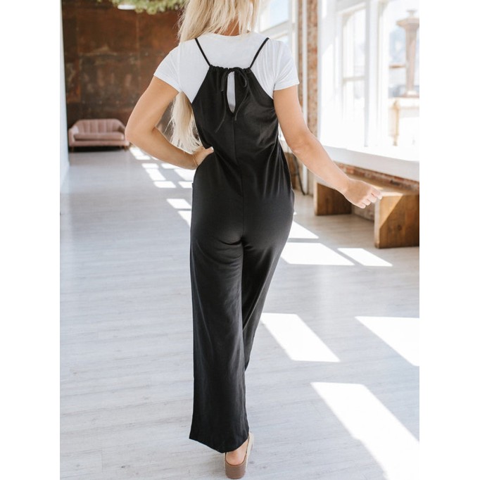 Woman's Wide Leg Jumpsuit