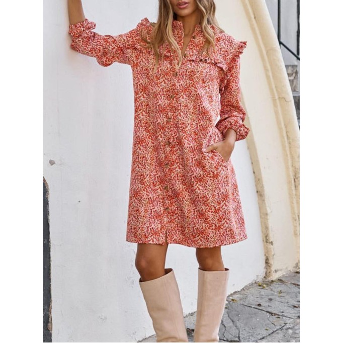 Women Casual Elegant Print Dress