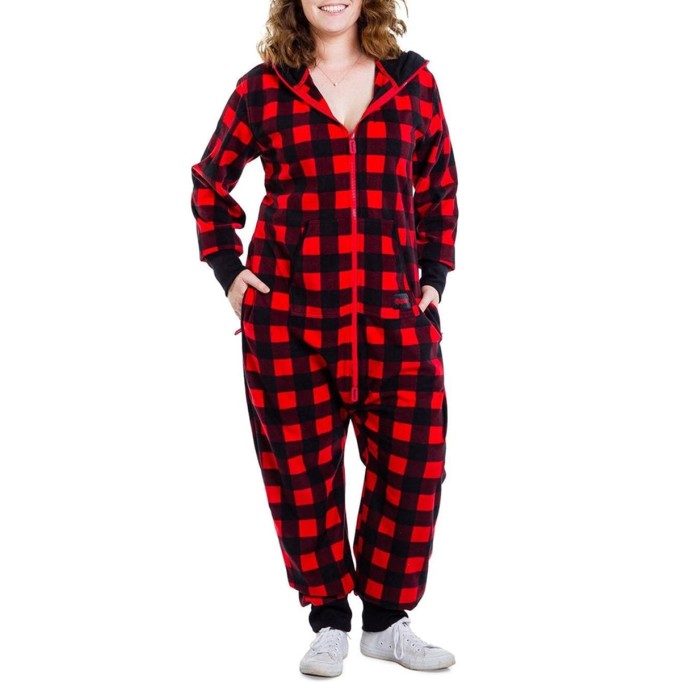 Women's Casual Contrast Color Plaid Jumpsuit