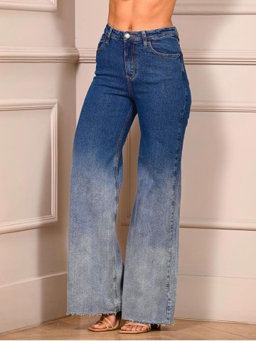 Women's Casual Gradient Jeans Trousers