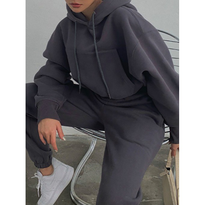 Women's Casual Sports Sweatshirt Set